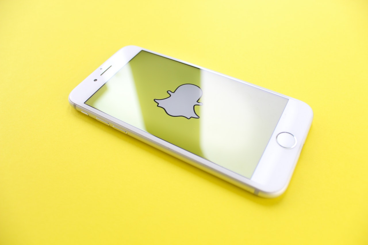 Snapchat logo is opening its app